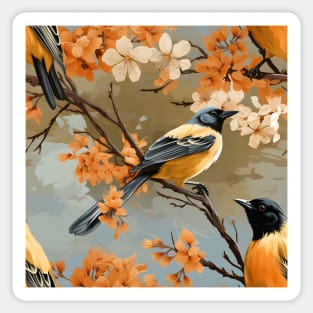 North American Birds - Oriole Sticker